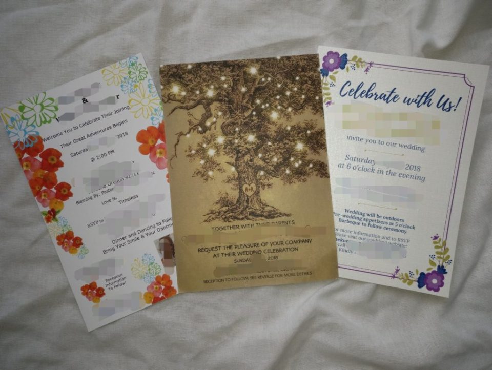 three-wedding-invitations